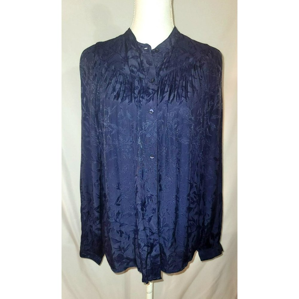 Lucky Brand Dark Blue Blouse